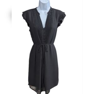 H&M Black Button-Down Dress